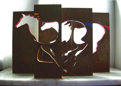 Galop - a Sculpture & Installation Artwork by Aleksandra Gaganaszwili-Almaga